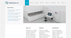 Desktop Screenshot of healthdeskinc.com